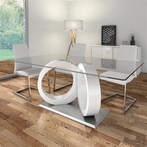 Mesa comedor moderna diseño lacado 962-Aros | Mobles Sedaví | Mesas de comedor modernas, Mesas ...