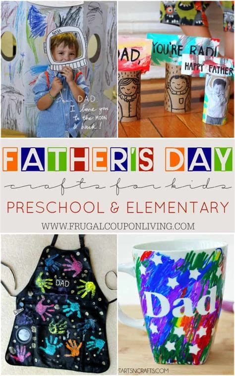 Father's Day Crafts for Kids: Preschool, Elementary and More!