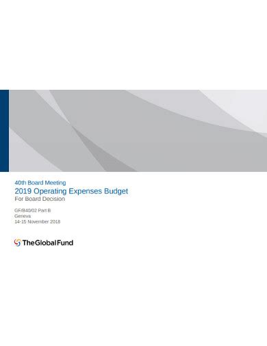 Expenses Budget - 9+ Examples, Format, Pdf