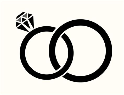 Wedding Rings Vector — Stock Vector © lilac-design #116094208