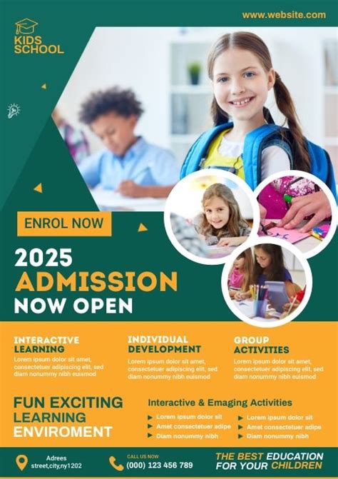 Discover the Perfect School Admission Flyer Template