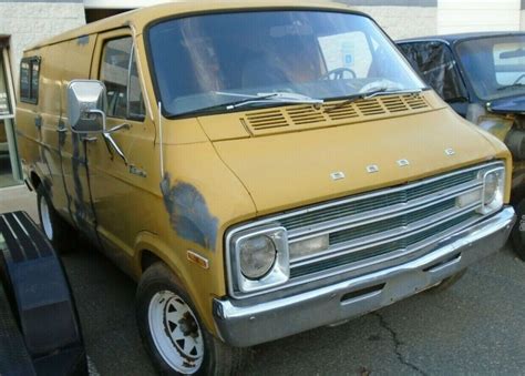 1977 77 DODGE TRADESMAN 100 SHORTY VAN CUSTOM VAN VANNER MOPAR 225 ...