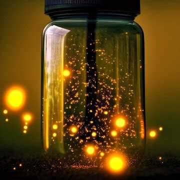 Fireflies In A Jar Wallpaper