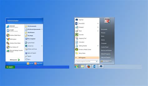 Настройка меню «Пуск» в Windows 7