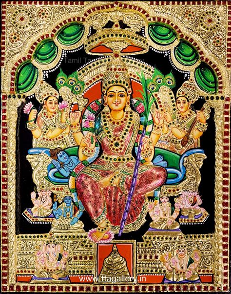 Lalitha Devi Tanjore Painting | Tanjore painting, Lord shiva painting, Indian paintings