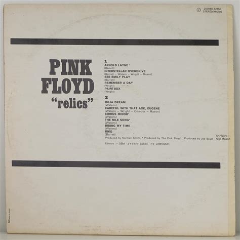 Pink Floyd - Relics - Raw Music Store