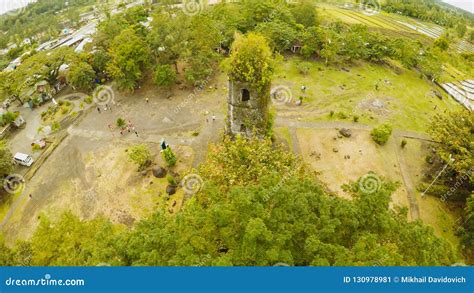 Cagsawa Church Ruins Mayon Volcano Philippines Royalty-Free Stock Photography | CartoonDealer ...