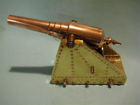 Interesting British Brass Cannon Model - Graybeard Outdoors