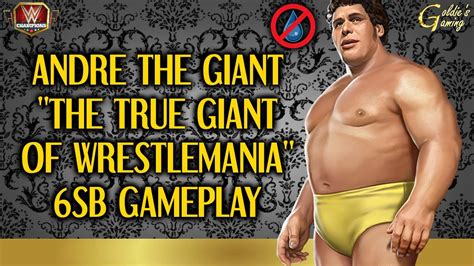 Andre the Giant "The True Giant of WrestleMania" 6sb Gameplay - WWE ...