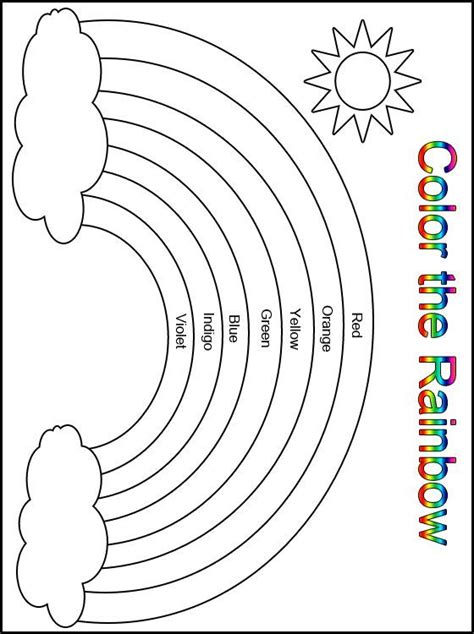 Customize Your Free Printable Color the Rainbow Kinderga… | Tracing worksheets preschool ...