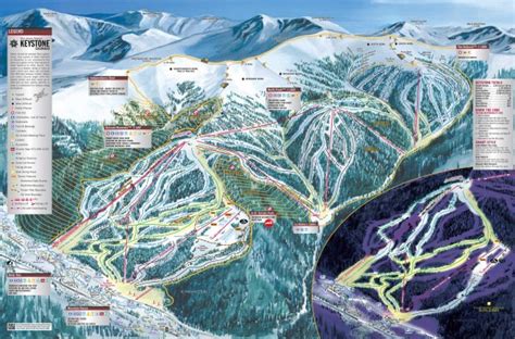 Keystone Ski Trail map 2006-07 - Keystone CO 80435 • mappery