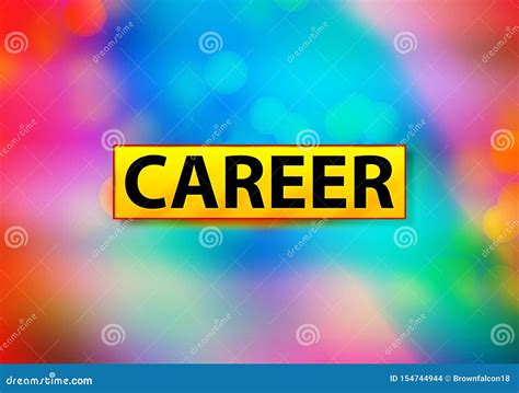 Career Abstract Colorful Background Bokeh Design Illustration Stock ...