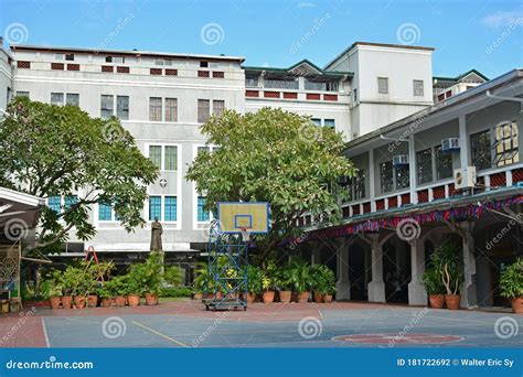 Colegio De San Juan Letran Basketball Court in Manila, Philippines Editorial Photography - Image ...