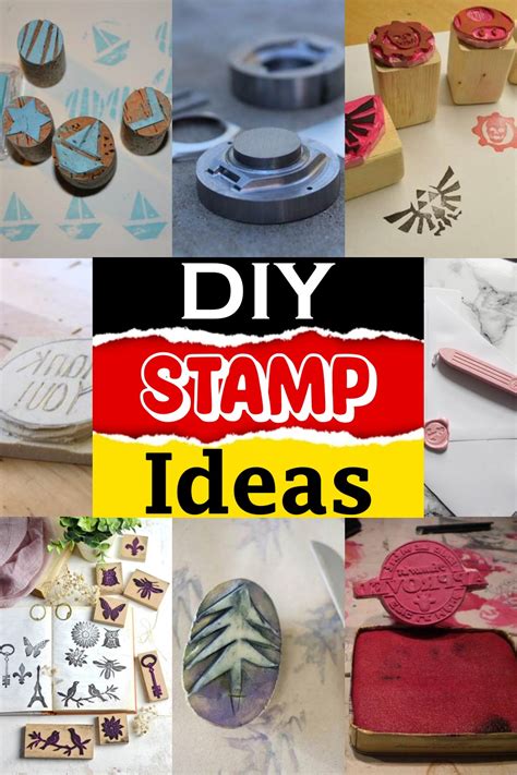 24 DIY Stamp Ideas With Repurposed Everyday Items - DIYnCrafty