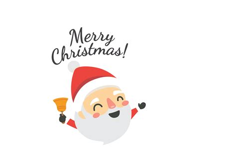 Merry Christmas Clipart with Santa Graphic by immut07 · Creative Fabrica