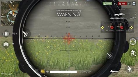 List of all Free Fire scopes