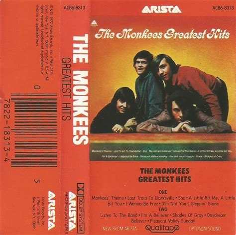 The Monkees - The Monkees Greatest Hits (1985, Cassette) | Discogs