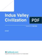 Indus Valley Civilization PDF Study Material by ENTRANCEGEEK | PDF | Indus River