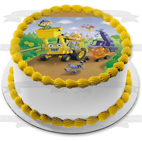 Bob the Builder Scoop Lofty and Dizzy Edible Cake Topper Image ABPID05 ...