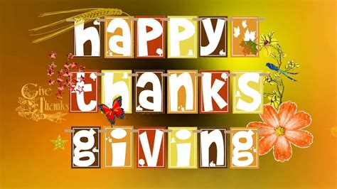 happy thanksgiving e-card 12864859 Stock Video at Vecteezy