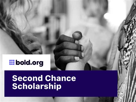 Second Chance Scholarship | Bold.org