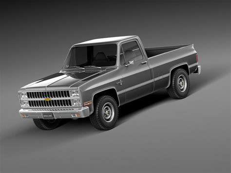 3d model 1981 1987 chevrolet