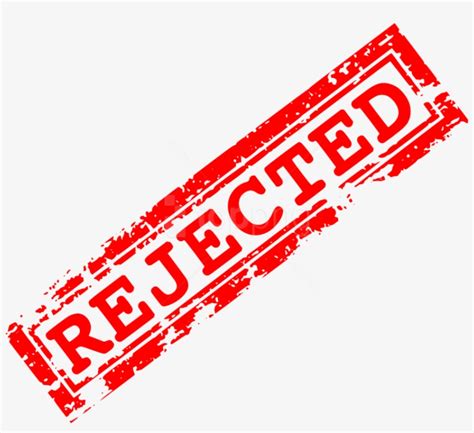 Free Png Red Rejected Stamp Png Images Transparent - Rejected Stamp No ...