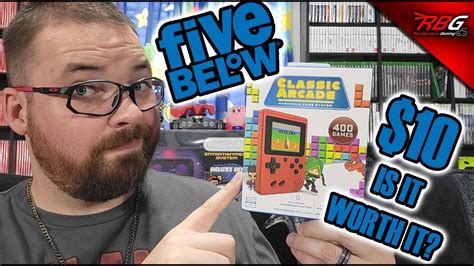 Five Below Classic Arcade Handheld Game System Unboxing & Testing - Is It Worth It for $10 ...