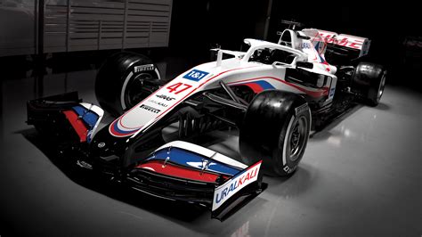 2021 Haas VF-21 F1 Car launch pictures