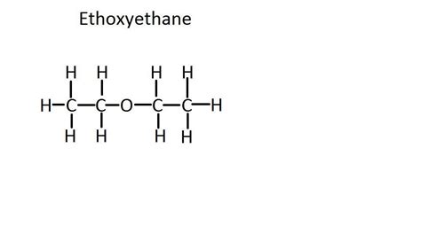 WHAT IS THE STRUCTURAL FORMULA OF ETHOXYETHANE?????? XPLAINHOW WE GET ...