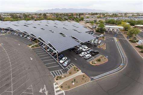 Solar Parking outside Tucson International Airport | International airport, Tucson, Landscape