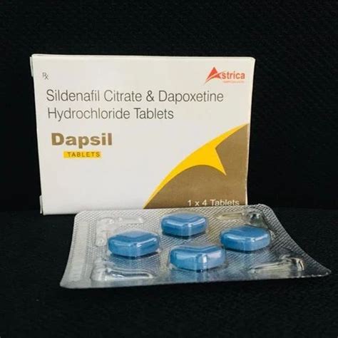 Sildenafil Citrate Dapoxetine Hydrochloride Tablets, 100 mg at Rs 120 ...