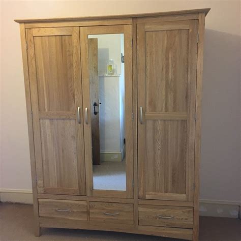 SOLID OAK WARDROBE OFFERS ACCEPTED | in Radstock, Somerset | Gumtree