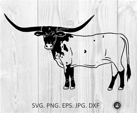 Texas Longhorn SVG File,Longhorn SVG,Texas,Longhorn Cricut,Cattle Svg ...