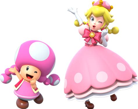 File:New Super Mario Bros. U Deluxe Toadette & Peachette 01.png - Super ...