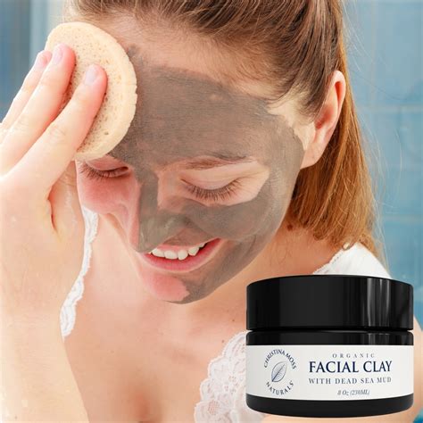 Facial Clay Mud Mask – Made With Organic Aloe Vera And Pure, Clean ...