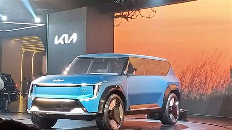 Kia Concept EV9 officially showcased in India for the first time at 2023 Auto Expo: Check design ...