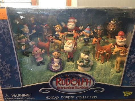 Vintage Rudolph the Red Nosed Reindeer Holiday Figure Collection - Etsy