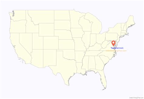 Map of Tappahannock town