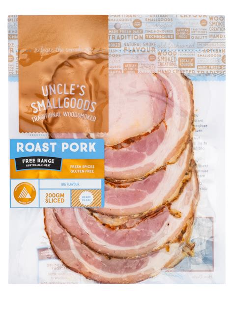 Roast Pork - 150g sliced - Uncles Smallgoods