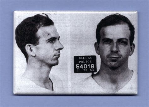 LEE HARVEY OSWALD MUGSHOT *2x3 FRIDGE MAGNET* KENNEDY ASSASSINATION ...