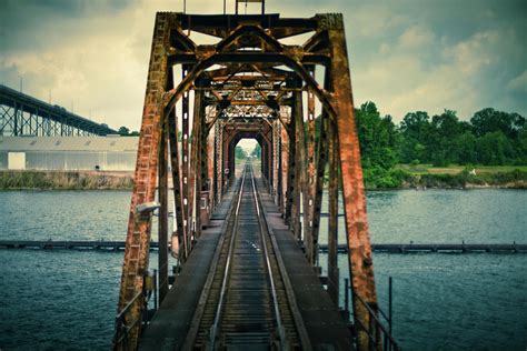 Lake Charles Railroad Bridge by Hal Bergman Photography