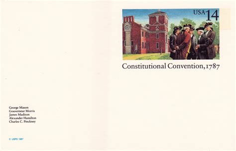 One Postcard a Day: Constitutional Convention in 1787