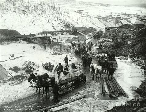 Klondike Gold Rush, 1898 Photograph by Photo Researchers