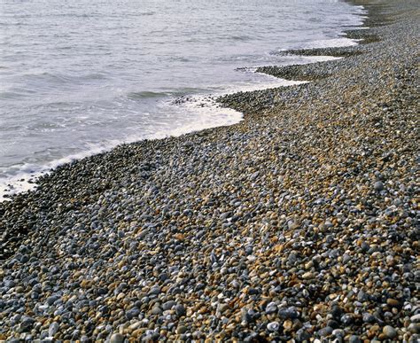 Pebble beach in Sussex. - Stock Image - E280/0182 - Science Photo Library