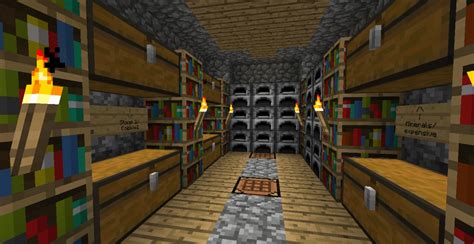 Storage room idea. Minecraft Map