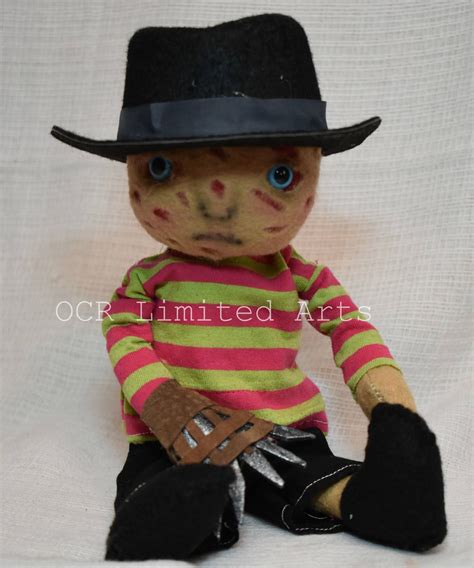 Freddy Krueger inspired doll Horror Handmade art Doll OOAK | Etsy | Art ...