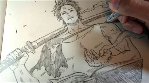 How To Draw Captain Yami | Black Clover | Pencil - YouTube