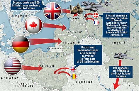 NATO deploys biggest show of force since Cold War against Russia | Daily Mail Online