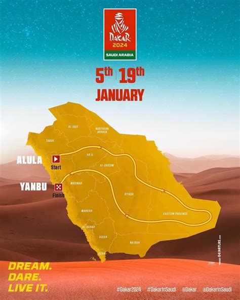 2024 Dakar Rally Route - Beckie Rachael